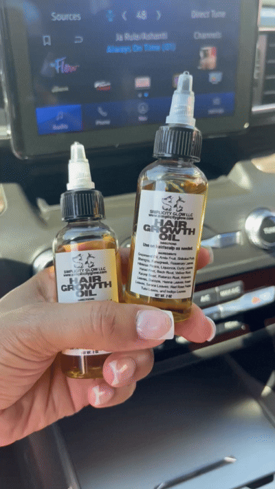 (2) 2oz Hair Growth Oil for all hair types